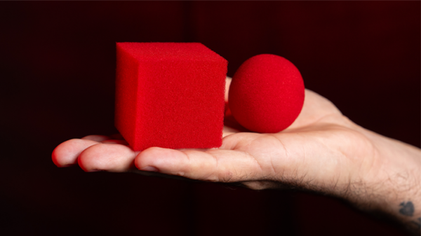 Magic Sponge Ball to Square RED by Murphy's Magic – Image 3