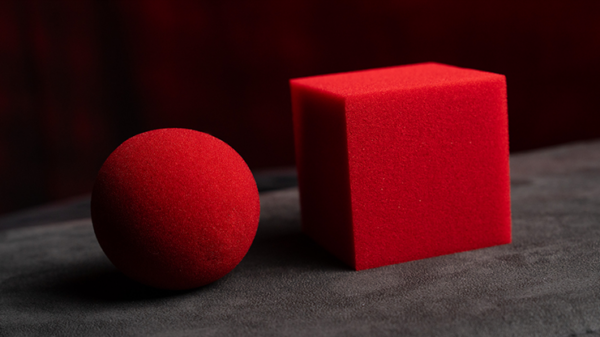 Magic Sponge Ball to Square JUMBO RED by Murphy's Magic – Image 2