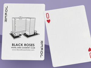 Black Roses Hotel V4 Playing Cards