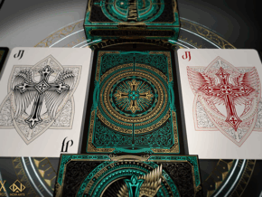 Royal Sanctuary Noble (foil) Emerald Kings Playing Cards