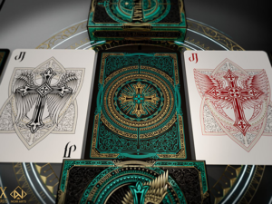 Royal Sanctuary Noble (foil) Emerald Kings Playing Cards