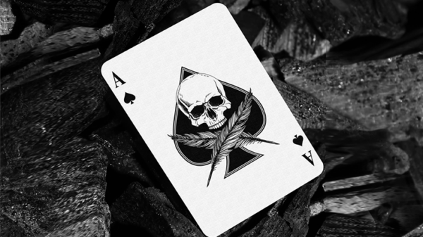 Feather & Bone: The Chrome Hearts (Foil) Playing Cards by Joel Meyers – Image 2