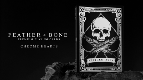 Feather & Bone: The Chrome Hearts (Foil) Playing Cards by Joel Meyers