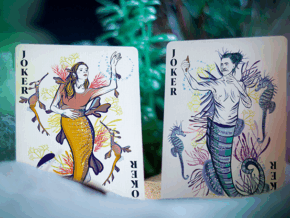 ONDA V2 (Black and Gold) by Jocu Playing Cards