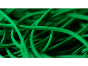 Joe Rindfleisch’s Rainbow Rubber Bands (Marcus Eddie – Green Pack  ) by Joe Rindfleisch – Trick