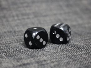 Loaded Dice (Weighted, Wood, Black) – Tricks