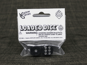Loaded Dice (Weighted, Wood, Black) - Tricks