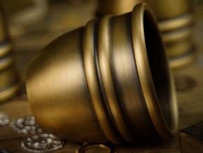 Artistic Chop cup and balls (Brass) by TCC – Trick