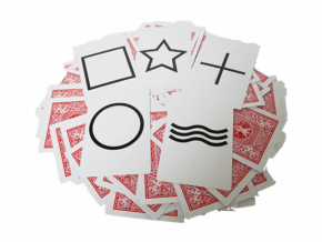 Bicycle Jumbo ESP 50 Cards Red (10 of each Square, Wavy Lines, Star, Circle and Cross) by Murphy’s Magic