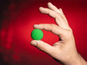 Magic Sponge Balls 4PK GREEN 1″ by Murphy’s Magic