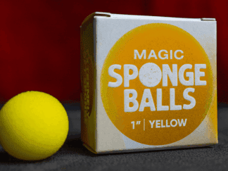 Magic Sponge Balls 4PK YELLOW 1" by Murphy's Magic – article de magie | Abracadabreizh
