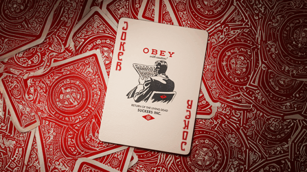 Obey Red Edition Playing Cards by theory11 – Image 3