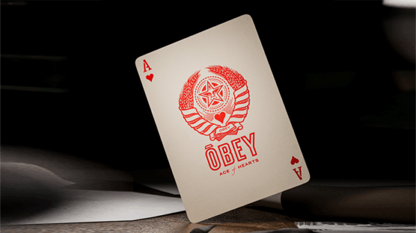 Obey Red Edition Playing Cards by theory11 – Image 5