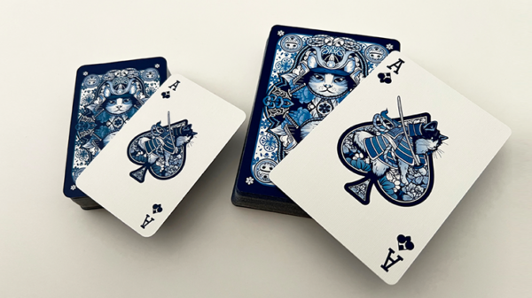 Neko Samurai (Blue) Playing Cards – Image 2