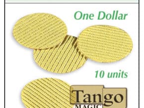 Teflon Circles Dollar size 10 units (T002) by Tango – article de magie | Abracadabreizh
