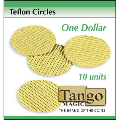 Teflon Circles Dollar size 10 units (T002) by Tango