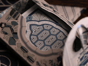 Urashima Tarou (Blue) Origami Playing Cards