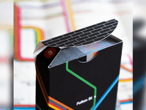 BLACK EDITION FULTON STREET MTA PLAYING CARDS (1972 VIGNELLI MAP EDITION)