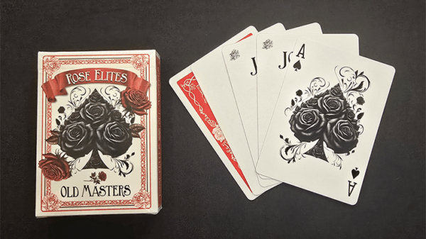 Rose Elites - Old Masters (Red) Marked Deck Playing Cards – Image 2
