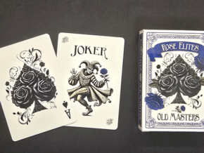 Rose Elites – Old Masters (Blue) Marked Deck Playing Cards