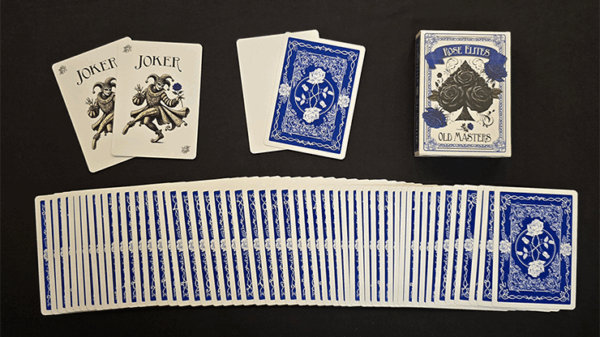 Rose Elites - Old Masters (Blue) Marked Deck Playing Cards – Image 3