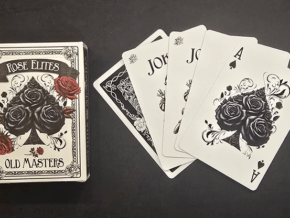 Rose Elites – Old Masters (Black) Marked Deck Playing Cards
