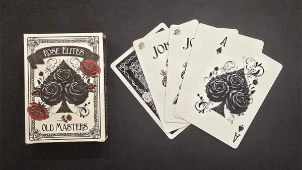 Rose Elites - Old Masters (Black) Marked Deck Playing Cards – Image 2