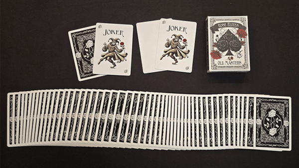 Rose Elites - Old Masters (Black) Marked Deck Playing Cards – Image 4