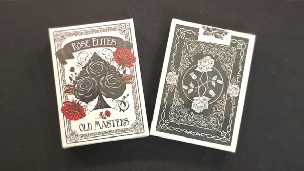 Rose Elites - Old Masters (Black) Marked Deck Playing Cards – Image 5