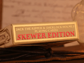 Jack the Ripper & Sherlock Holmes (Skewer Edition) Playing Cards