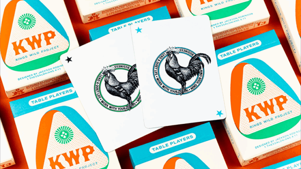 Limited No.13 Table Players Vol.22 Playing Cards by Kings Wild Project – Image 2