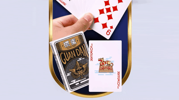 GUAN DAM -Warriors of the Three Kingdoms (Black) Playing Cards by YOKAGAME – Image 2
