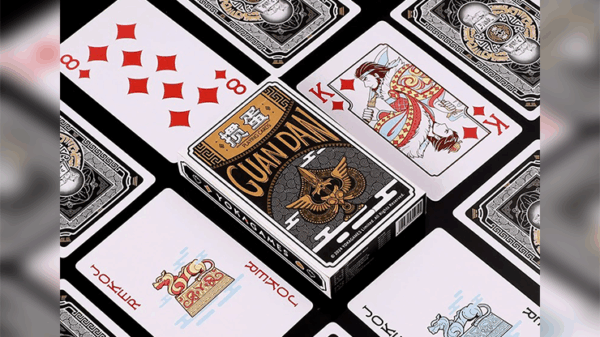 GUAN DAM -Warriors of the Three Kingdoms (Black) Playing Cards by YOKAGAME – Image 4