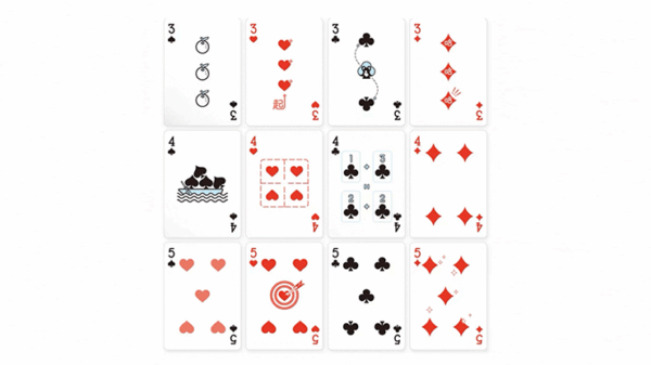 GUAN DAM -Warriors of the Three Kingdoms (Black) Playing Cards by YOKAGAME – Image 6