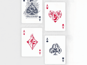 Warriors Of Three Kingdoms (Blue) Playing Cards by YOKAGAME