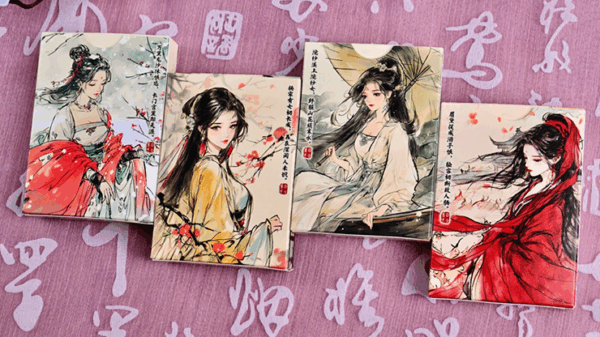Four Beauties (WangZhaojun) Playing Cards – Image 6
