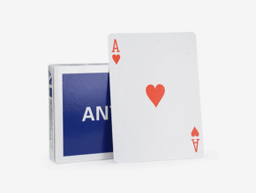 Cap Logo (Navy) ANYONE Playing Cards