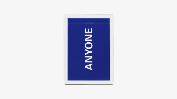 Cap Logo (Navy) ANYONE Playing Cards