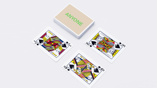 Beige/Green Cap Logo ANYONE Playing Cards – Image 3