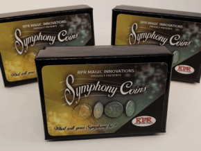 Symphony Coins (US Quarter) Gimmicks and Online Instructions by RPR Magic Innovations – Trick