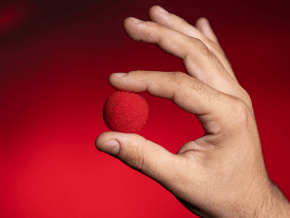 Magic Sponge Balls 50PK RED 1″ by Murphy’s Magic