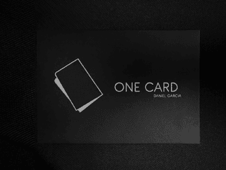 One Card by Daniel Garcia – article de magie | Abracadabreizh