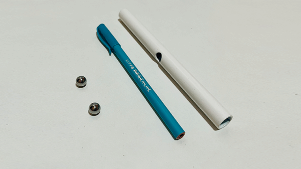 Steel Ball Through Pen by The Essel Magic