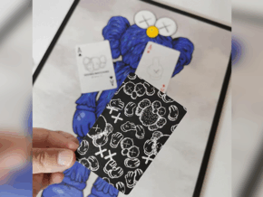 Kaws Seeing / Watching Black Edition Playing Cards