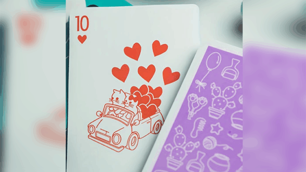 Diary of Kitten and Puppy - Kitten Purple Edition Playing Cards – Image 4