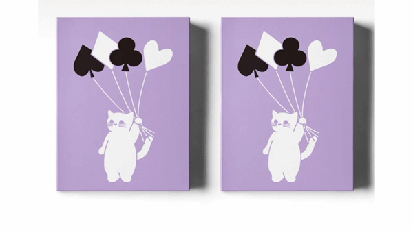 Diary of Kitten and Puppy - Kitten Purple Edition Playing Cards – Image 6