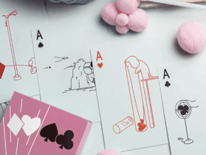 Diary of Kitten and Puppy – Puppy Pink Edition Playing Cards