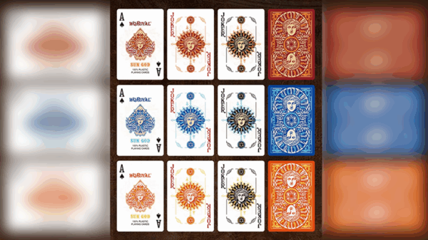 Sun God Greek Mythology Themed Red Edition Playing Cards – Image 2