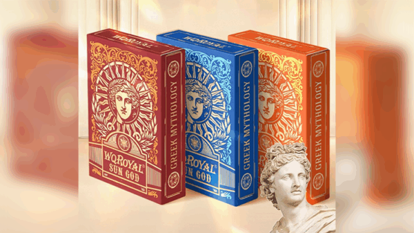 Sun God Greek Mythology Themed Red Edition Playing Cards – Image 4