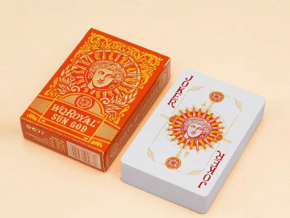 Sun God Greek Mythology Themed Orange Edition Playing Cards